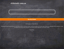 Tablet Screenshot of elzbietanki-roma.eu